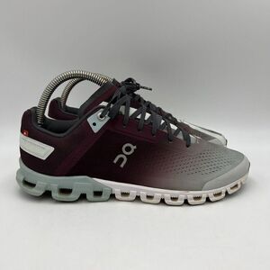 On Cloud Flow Women Size 9.5 Athletic Running Shoes Ombre Mulberry Mineral Aqua